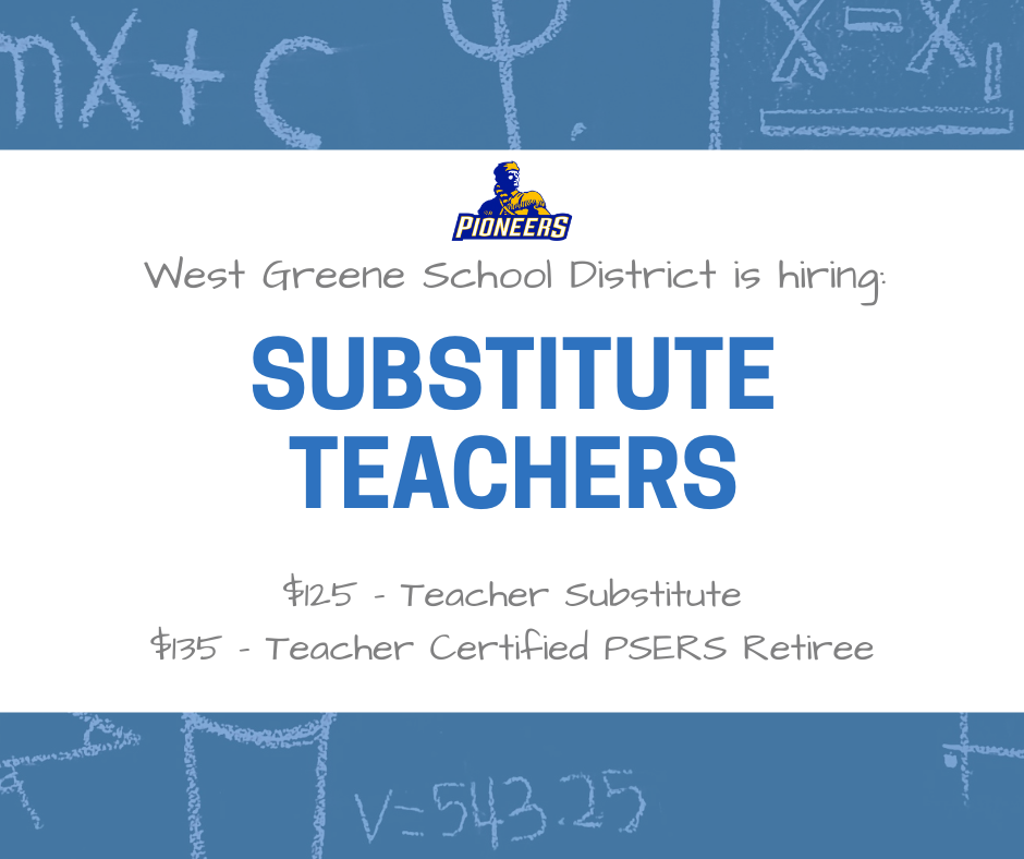 Now Hiring Substitute Teachers