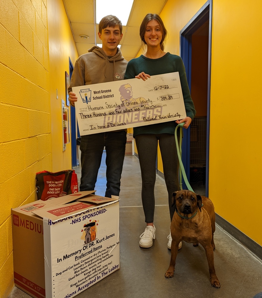 NHS Humane Society Fund Drive