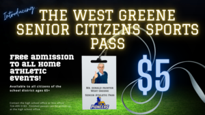 WGSD Athletic Senior Citizen Pass Available