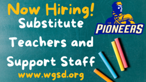Now Hiring Substitute Teachers and Support Staff