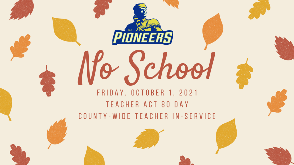 No School on October 1, 2021