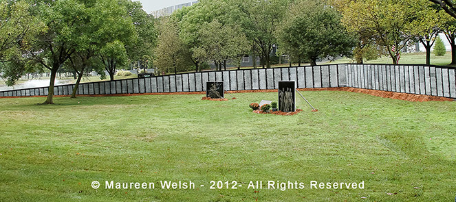 Wall Memorial photo by Maureen Welsh