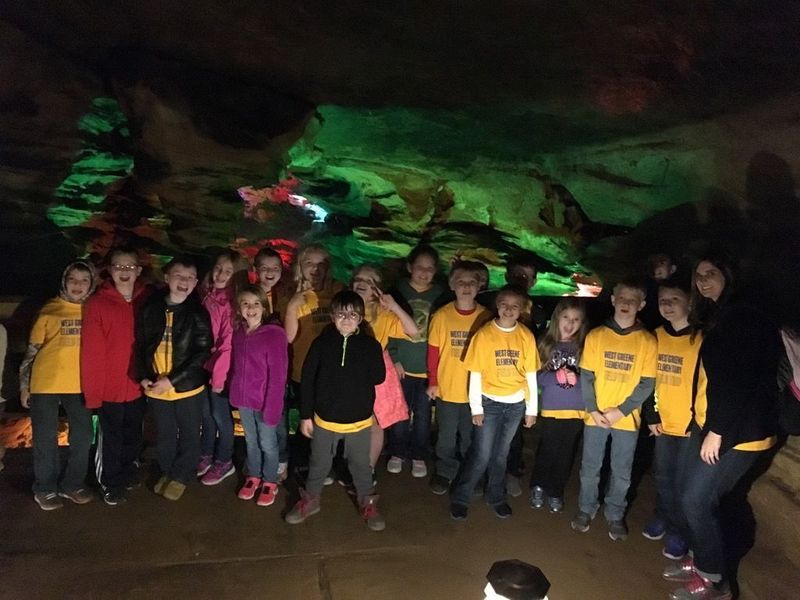 Third Grade Visits Laurel Caverns